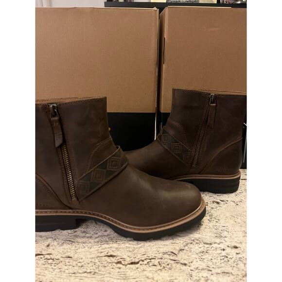 NEW IN BOX Teva Rowena Buckle Boots, Brown, Women's 5 - Picture 7 of 9